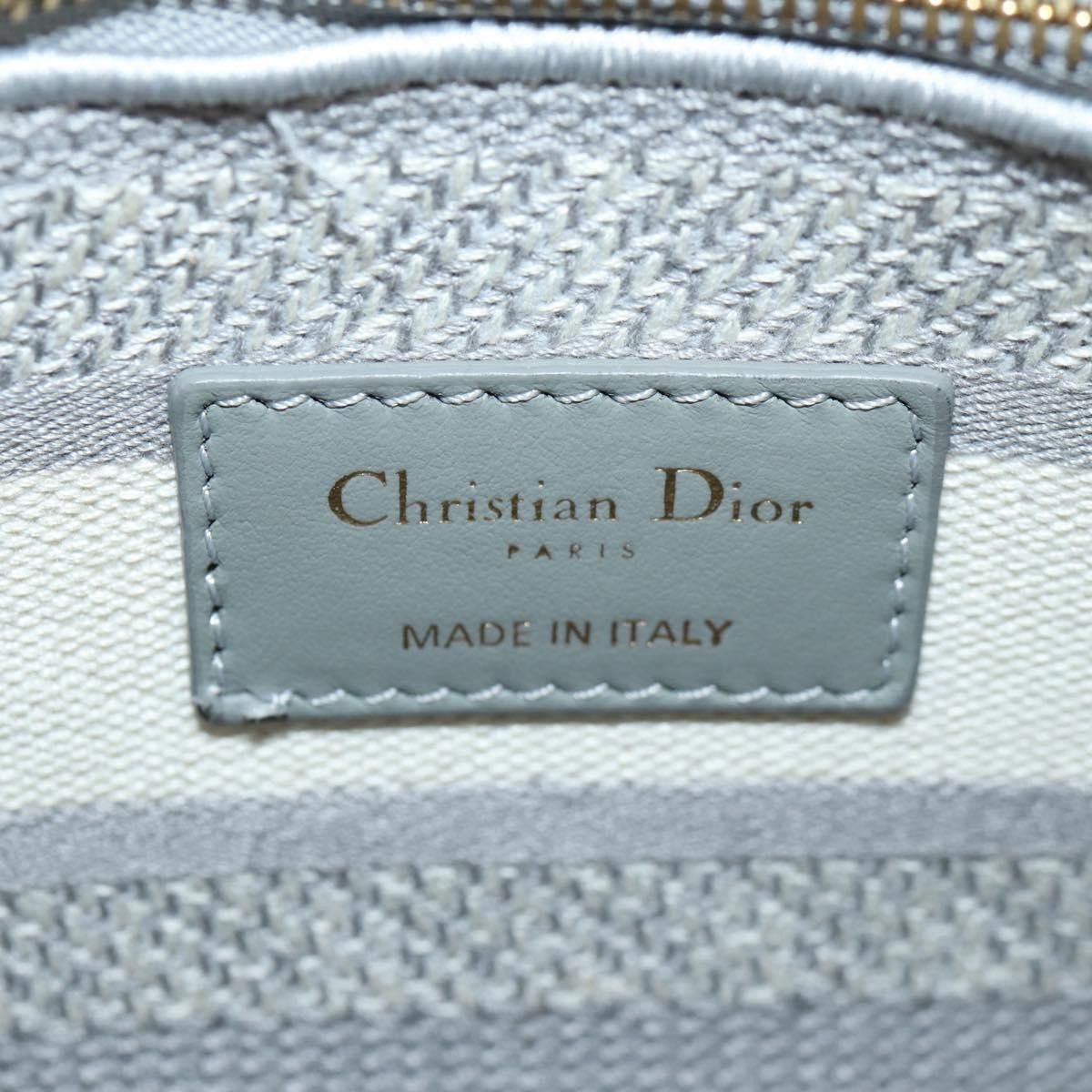 Dior Christian Dior Toile de Jouy Lady D-Lite Bag Embroidered Canvas Size ONE SIZE - 6 Thumbnail