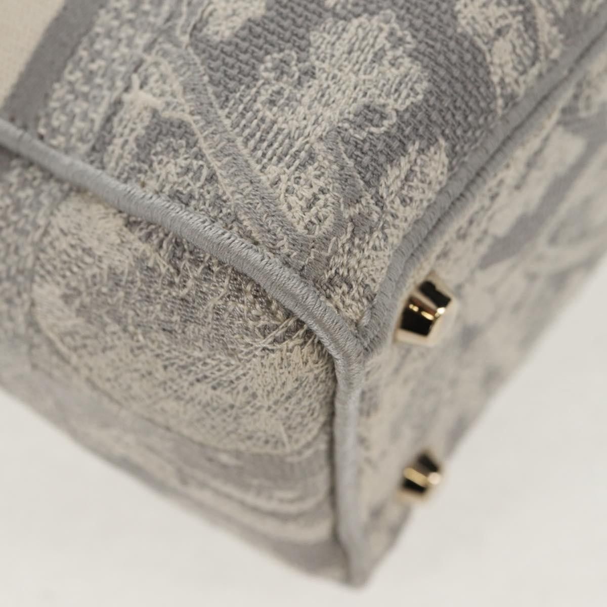 Dior Christian Dior Toile de Jouy Lady D-Lite Bag Embroidered Canvas Size ONE SIZE - 10 Thumbnail
