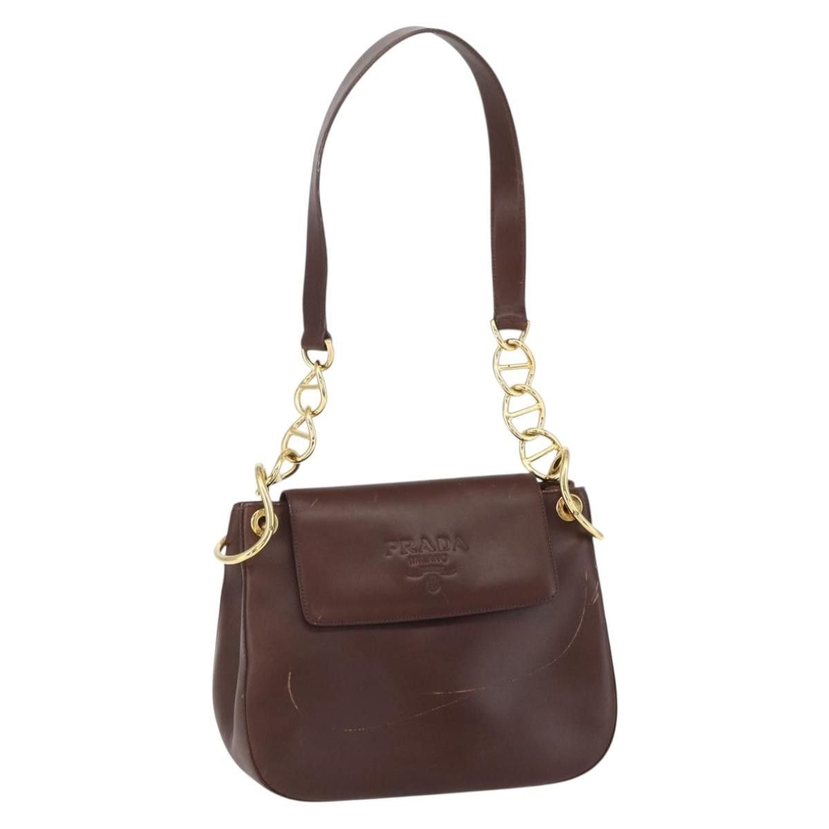 Prada Prada Vintage Shoulder Bag Leather Size ONE SIZE - 20 Thumbnail