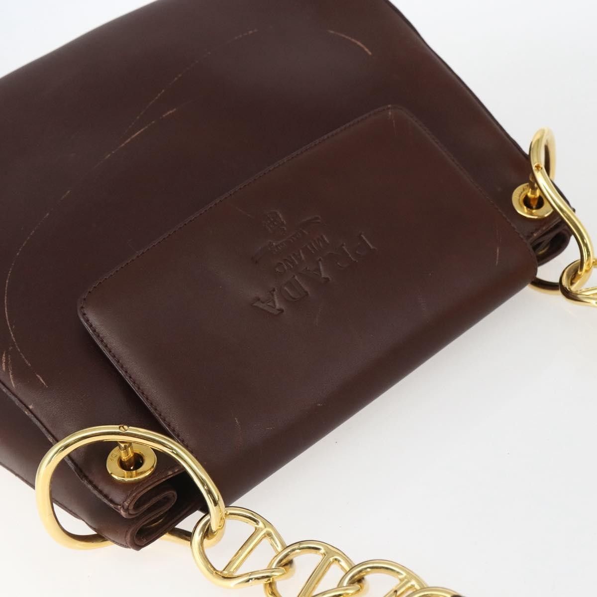Prada Prada Vintage Shoulder Bag Leather Size ONE SIZE - 14 Thumbnail