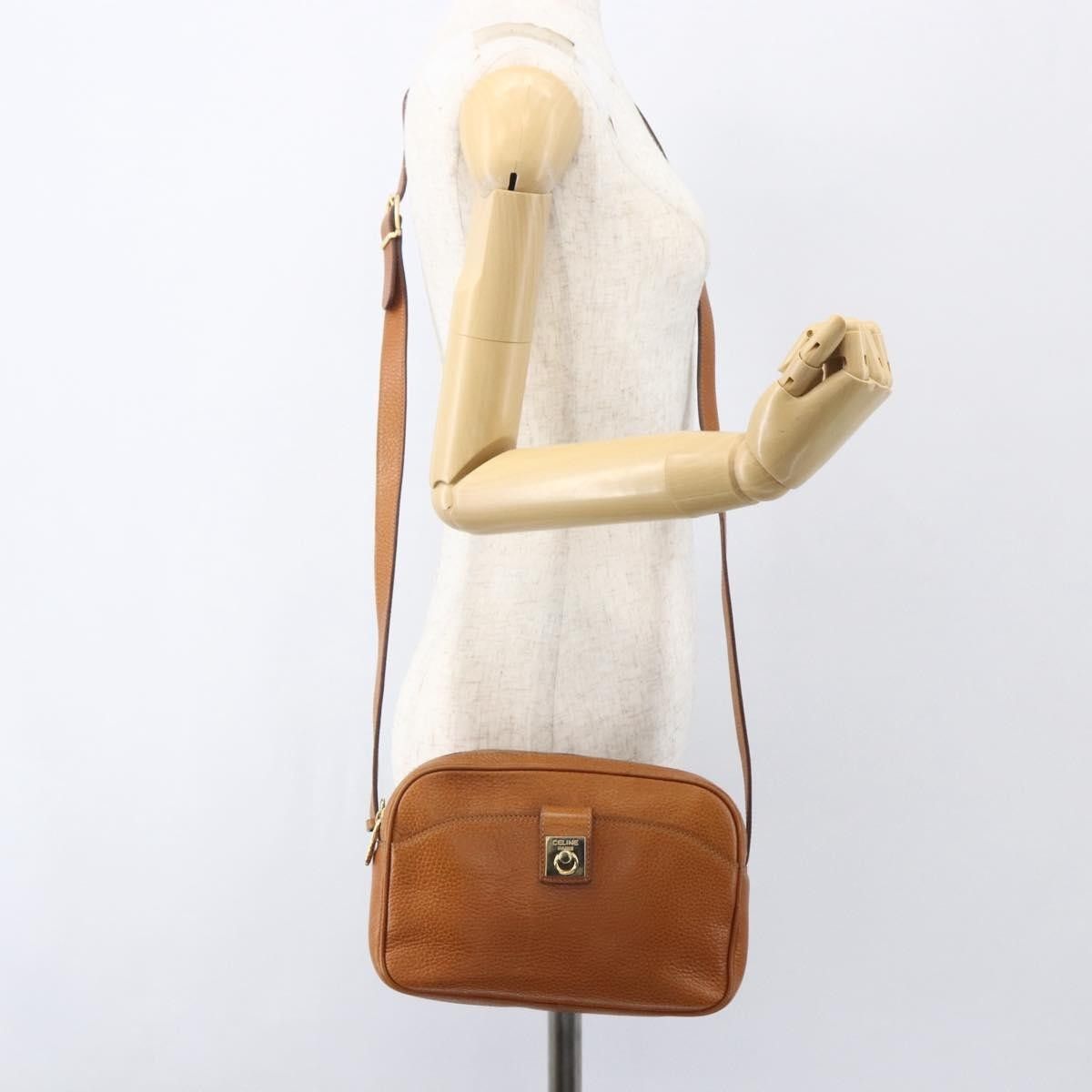 Celine Celine Vintage Shoulder Bag Leather Size ONE SIZE - 13 Thumbnail