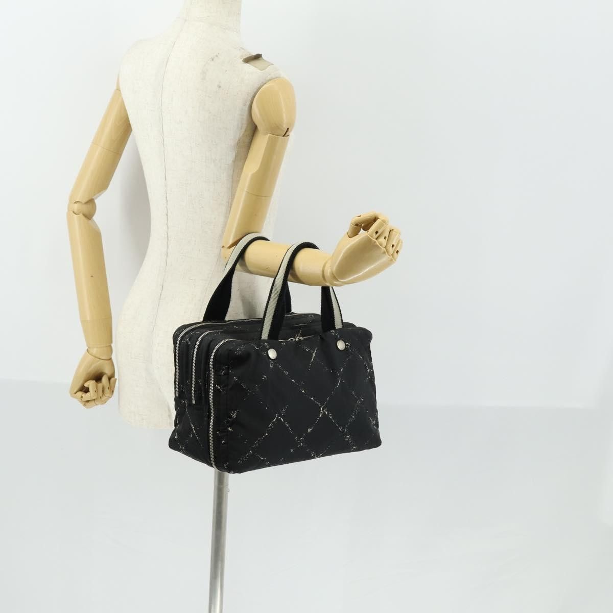 Chanel Chanel Travel Line Boston Bag Printed Nylon Size ONE SIZE - 14 Thumbnail