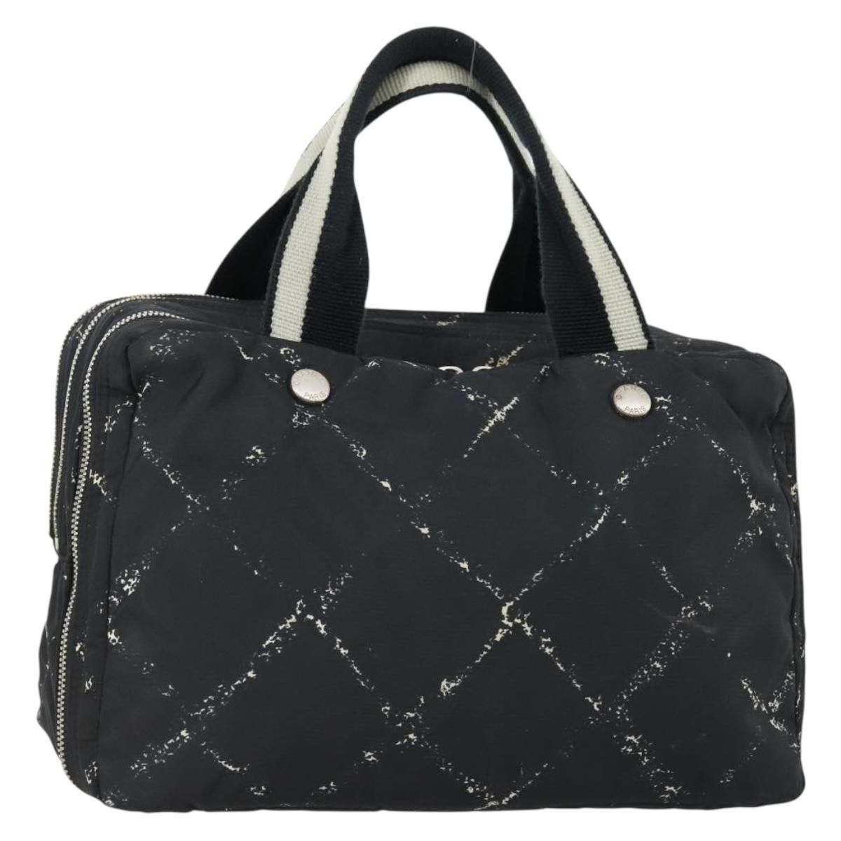 Chanel Chanel Travel Line Boston Bag Printed Nylon Size ONE SIZE - 18 Thumbnail