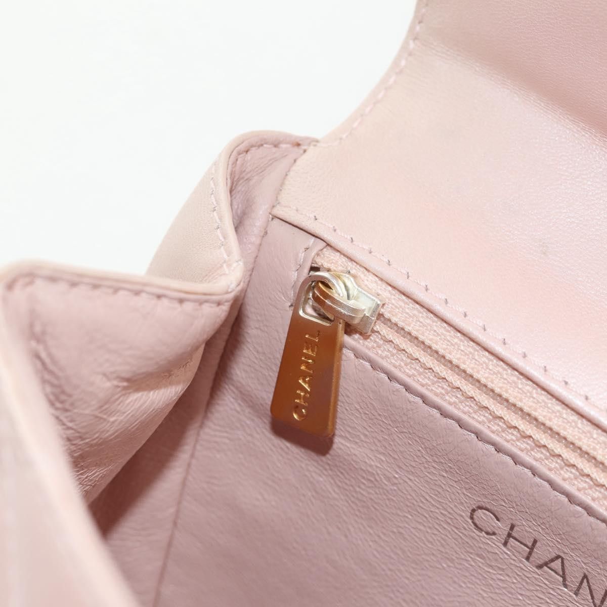 Chanel Chanel Vintage Top Handle Flap Bag Quilted Lambskin Size ONE SIZE - 23 Thumbnail