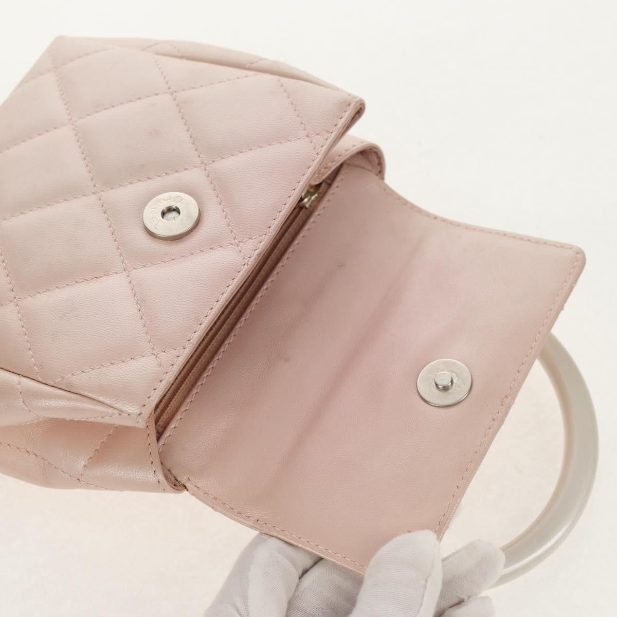 Chanel Chanel Vintage Top Handle Flap Bag Quilted Lambskin Size ONE SIZE - 19 Thumbnail