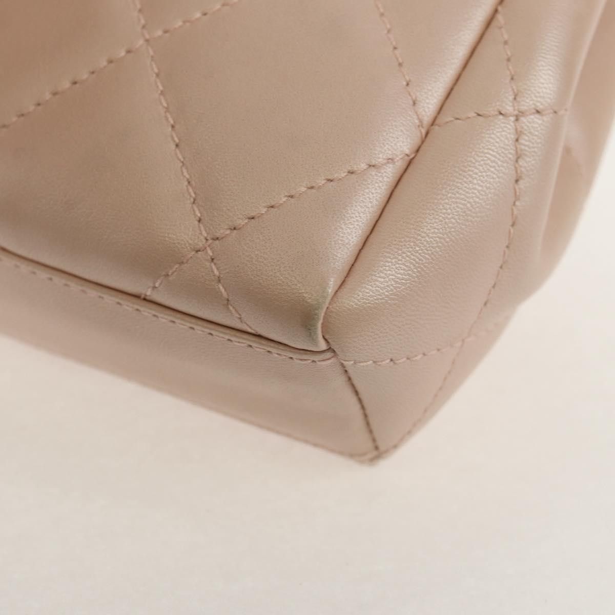 Chanel Chanel Vintage Top Handle Flap Bag Quilted Lambskin Size ONE SIZE - 11 Thumbnail