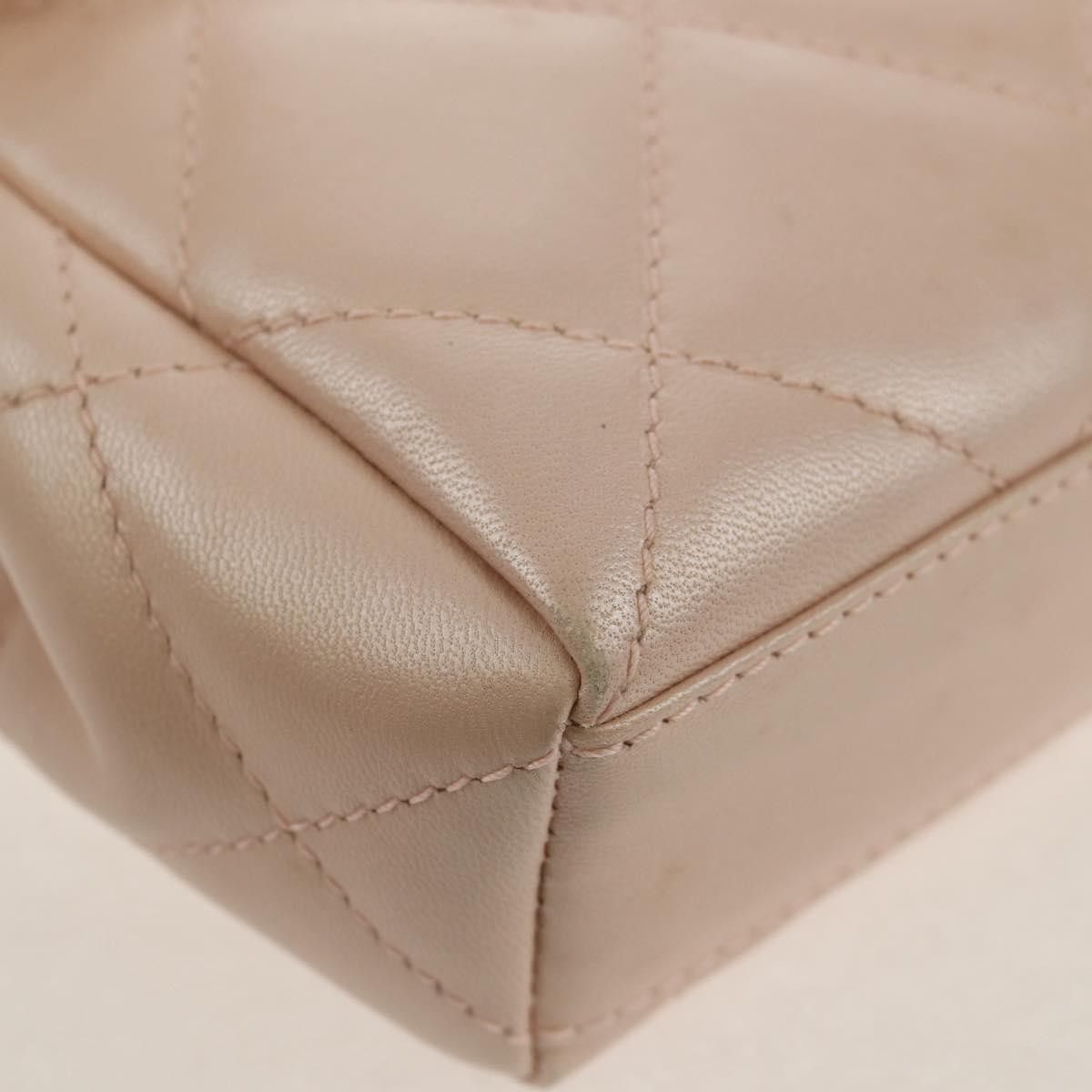 Chanel Chanel Vintage Top Handle Flap Bag Quilted Lambskin Size ONE SIZE - 8 Thumbnail