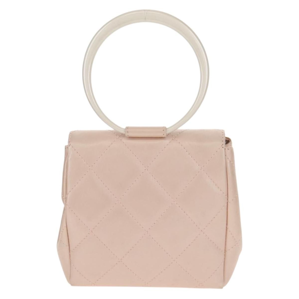 Chanel Chanel Vintage Top Handle Flap Bag Quilted Lambskin Size ONE SIZE - 2 Thumbnail