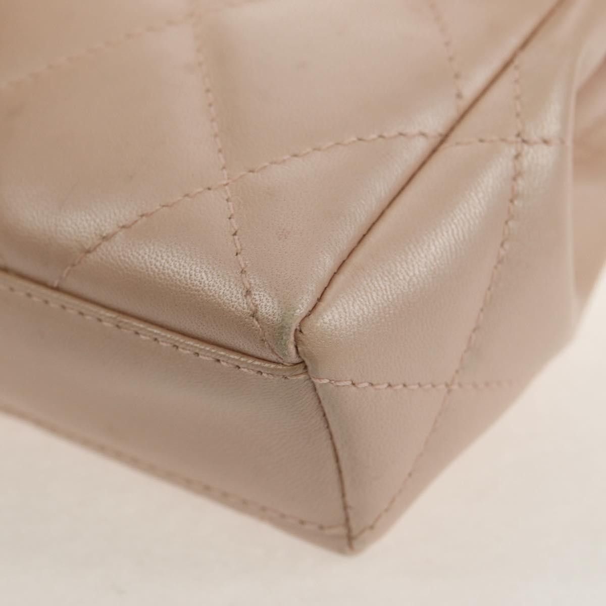 Chanel Chanel Vintage Top Handle Flap Bag Quilted Lambskin Size ONE SIZE - 9 Thumbnail