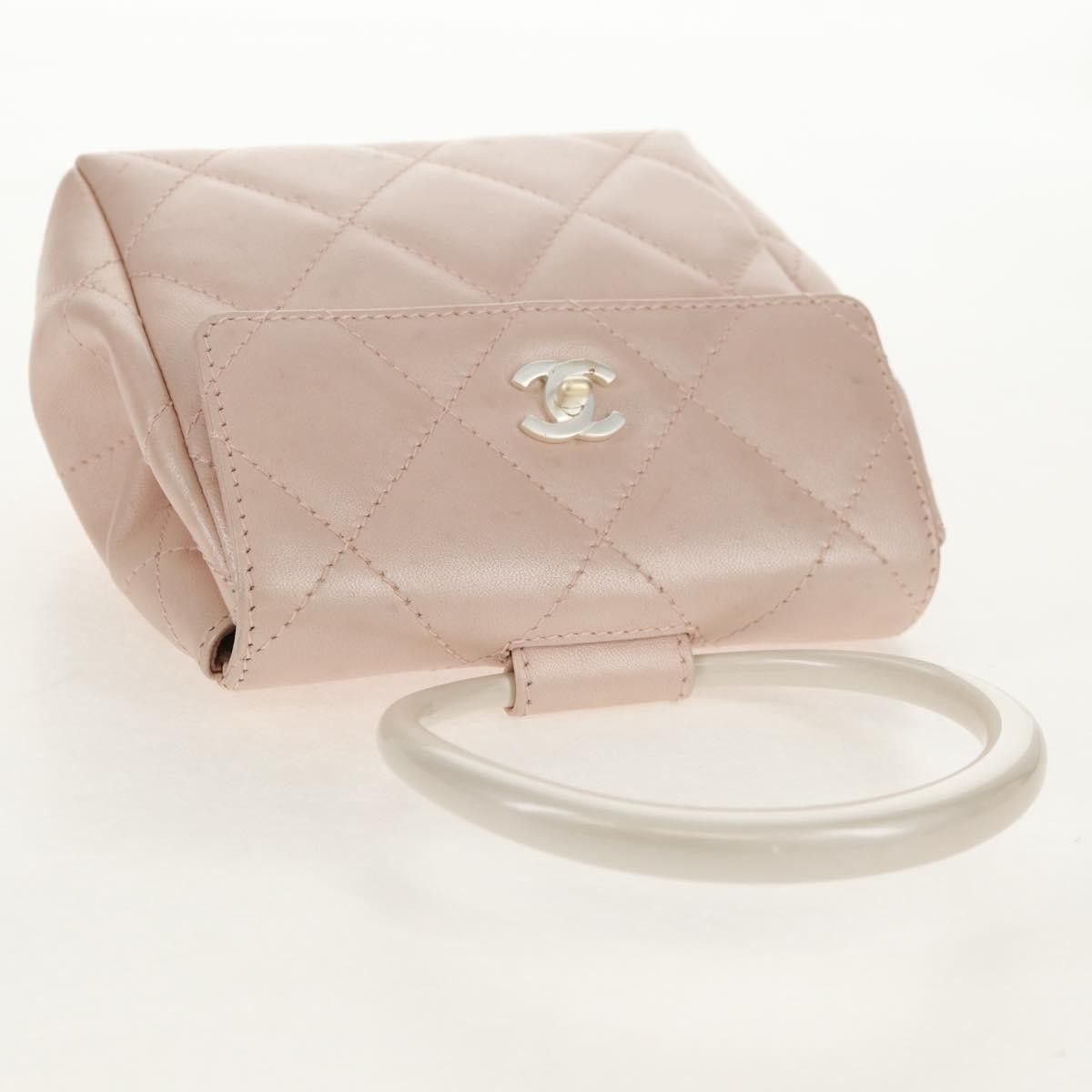 Chanel Chanel Vintage Top Handle Flap Bag Quilted Lambskin Size ONE SIZE - 15 Thumbnail