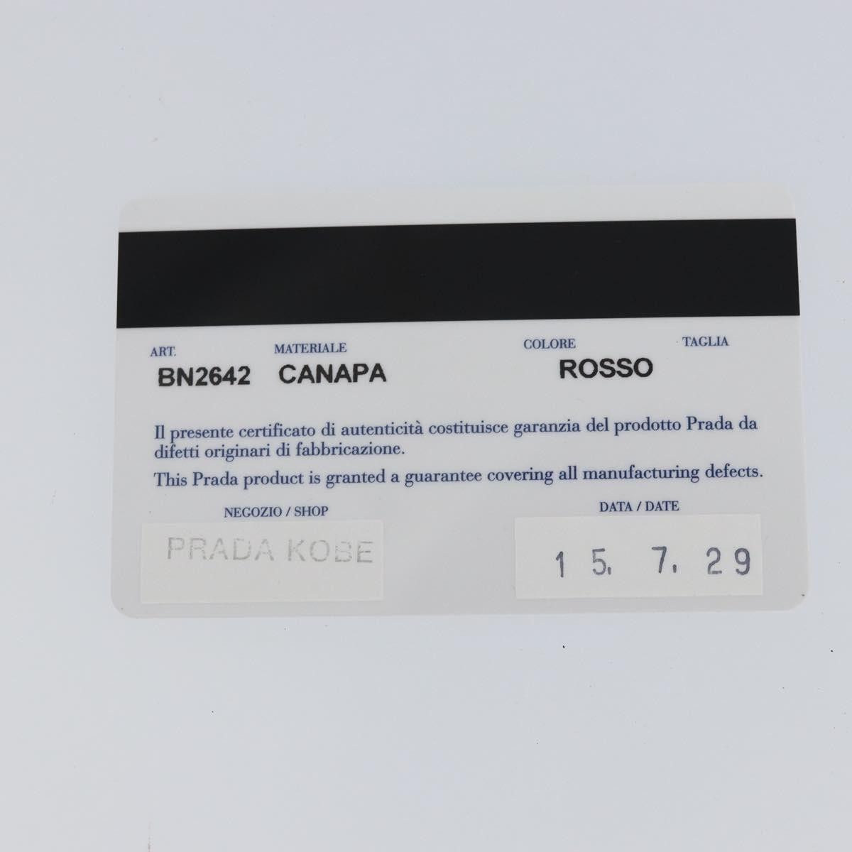 Prada Prada Canapa Tote Canvas Size ONE SIZE - 15 Thumbnail