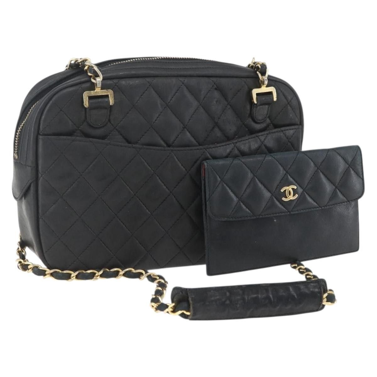 Chanel Chanel Vintage Camera Bag Quilted Leather Size ONE SIZE - 13 Thumbnail