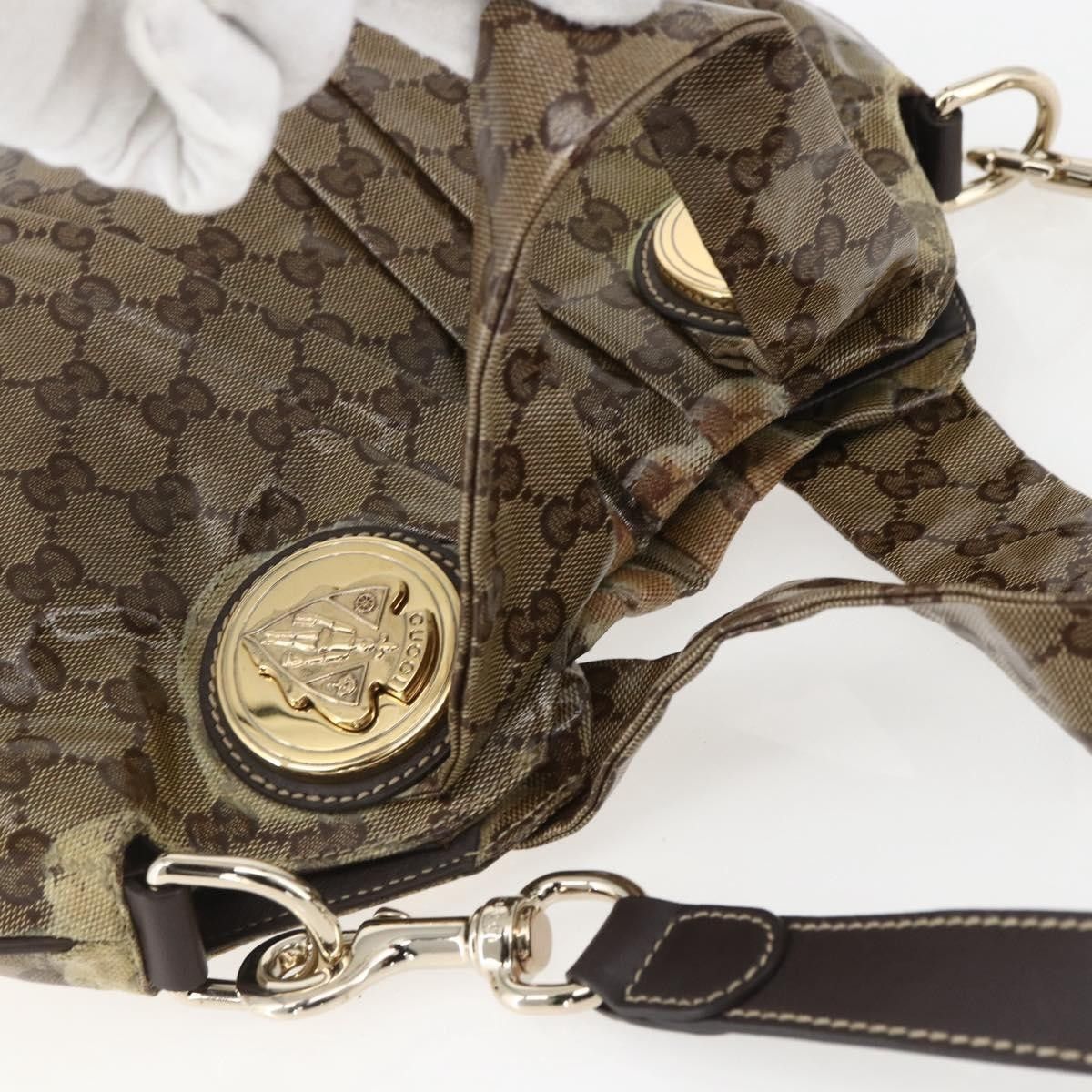 Gucci Gucci Hysteria Convertible Top Handle GG Coated Canvas Size ONE SIZE - 17 Thumbnail