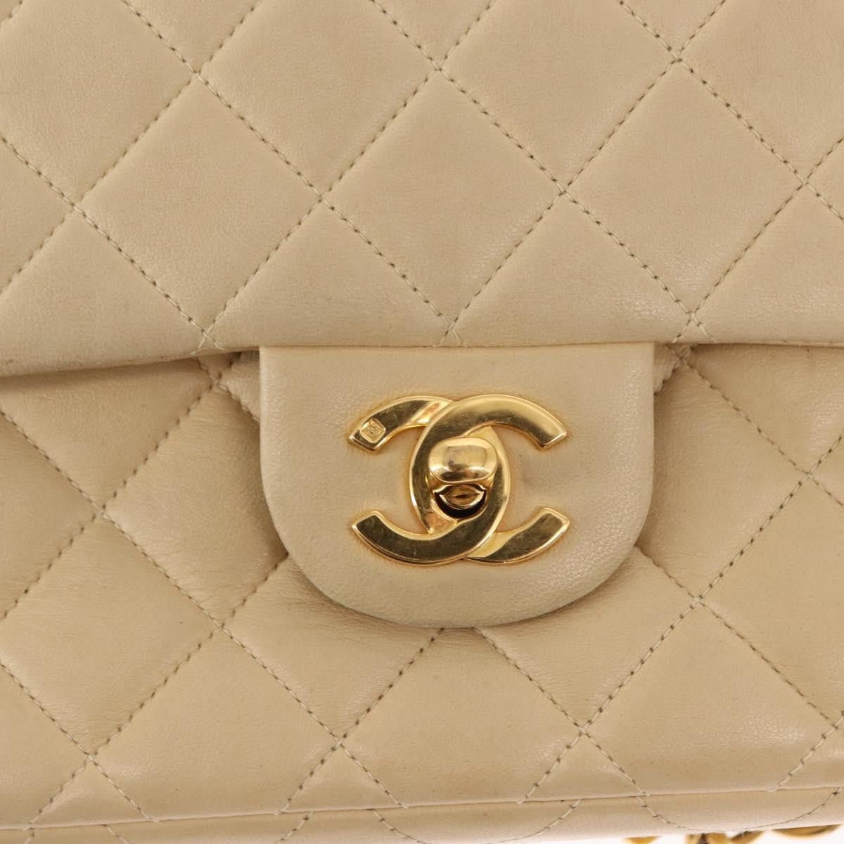 Chanel Chanel Vintage Classic Flap Quilted Lambskin Size ONE SIZE - 18 Thumbnail