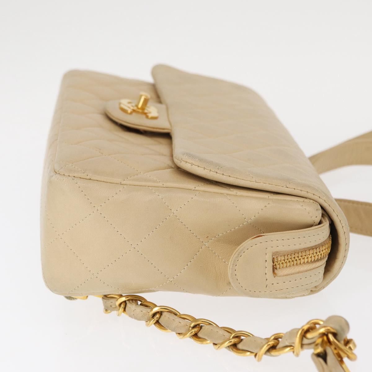 Chanel Chanel Vintage Classic Flap Quilted Lambskin Size ONE SIZE - 3 Thumbnail