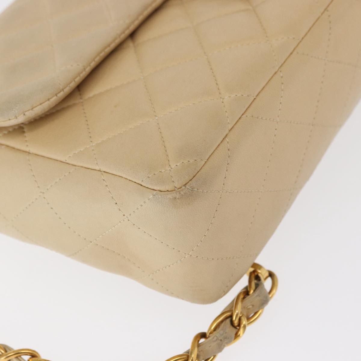 Chanel Chanel Vintage Classic Flap Quilted Lambskin Size ONE SIZE - 9 Thumbnail