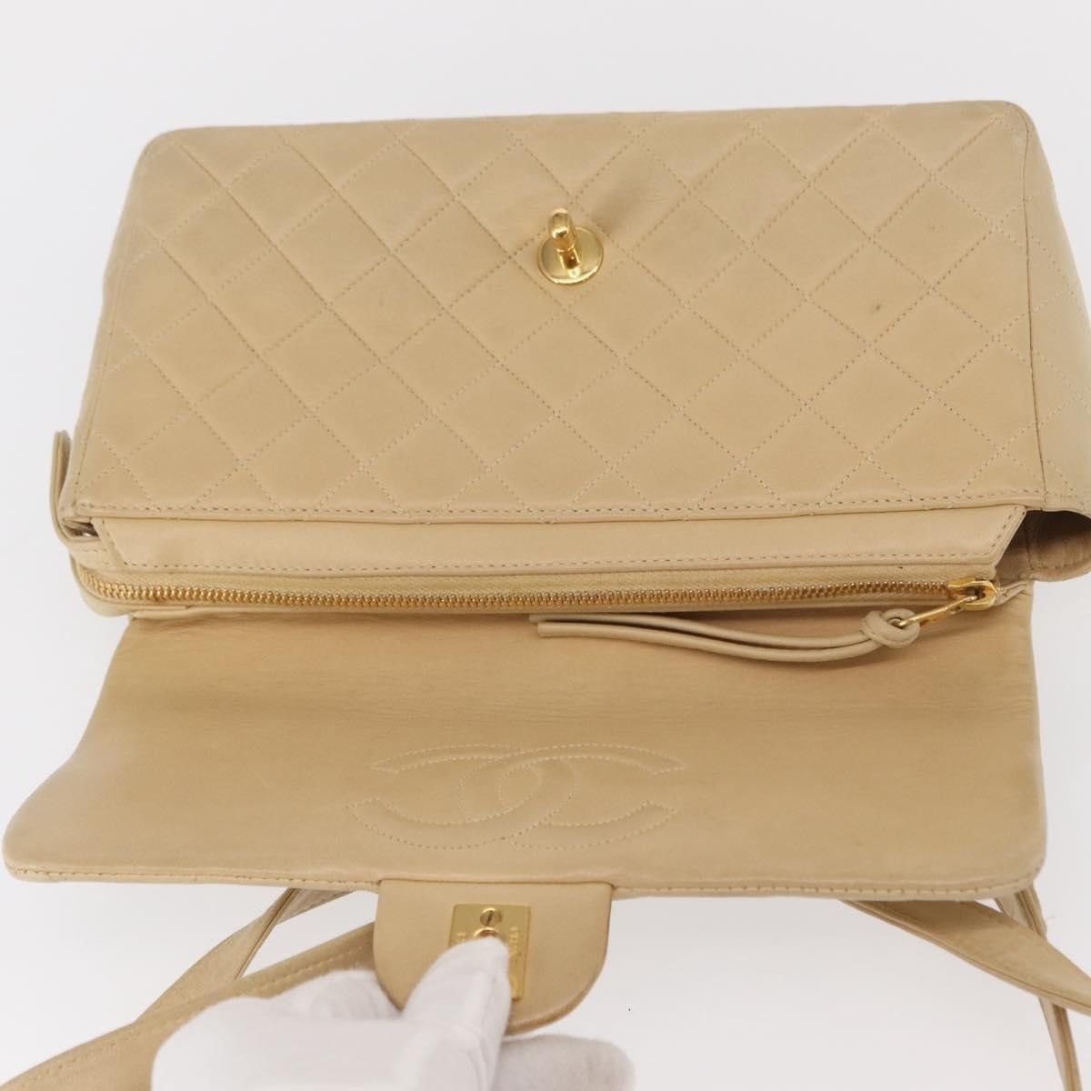 Chanel Chanel Vintage Classic Flap Quilted Lambskin Size ONE SIZE - 19 Thumbnail