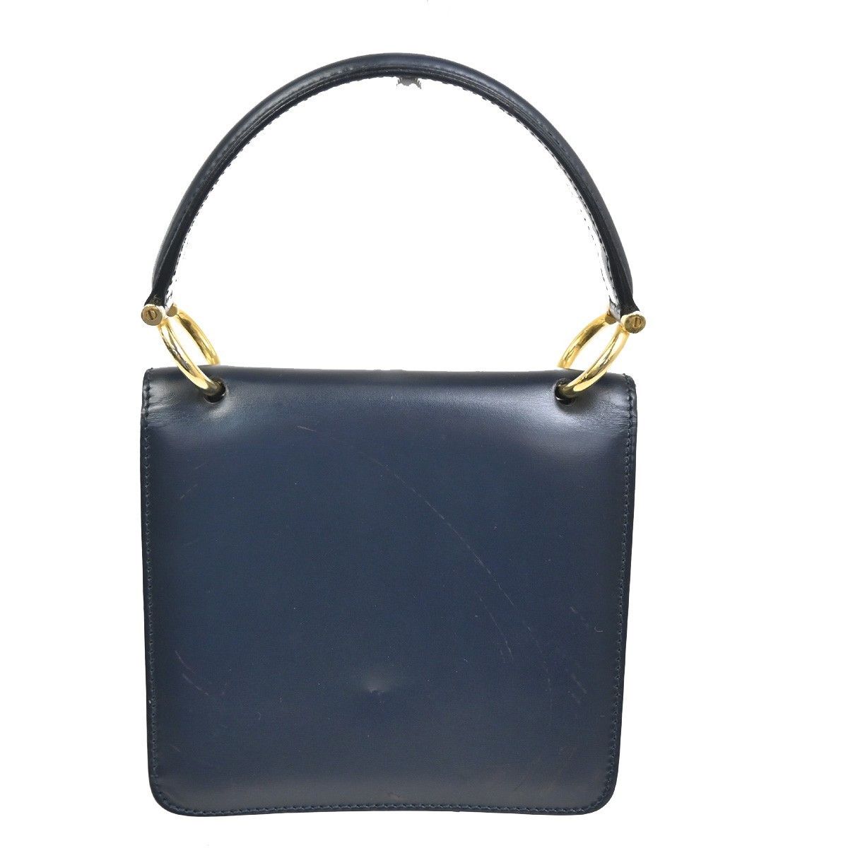Celine Celine Gancini Handbag Leather Size ONE SIZE - 2 Thumbnail