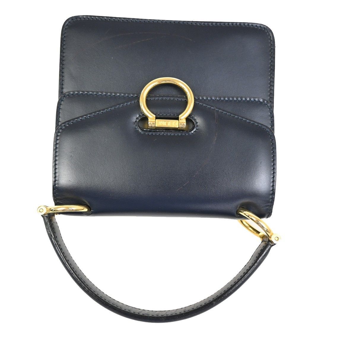 Celine Celine Gancini Handbag Leather Size ONE SIZE - 10 Thumbnail