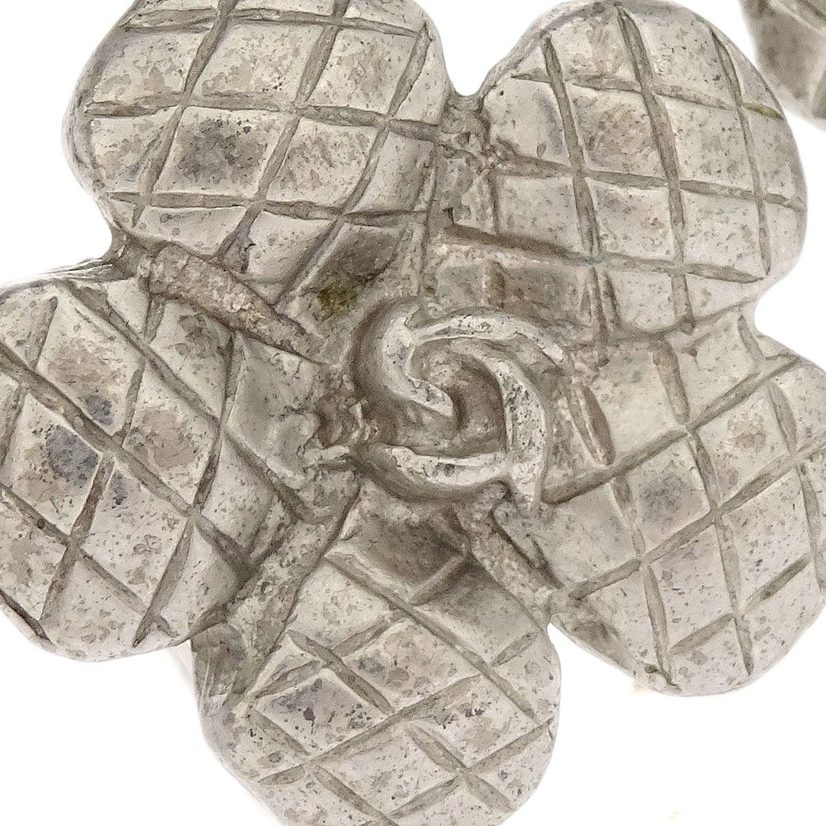Chanel Chanel Vintage CC Flower Clip-On Earrings Metal Size ONE SIZE - 2 Thumbnail