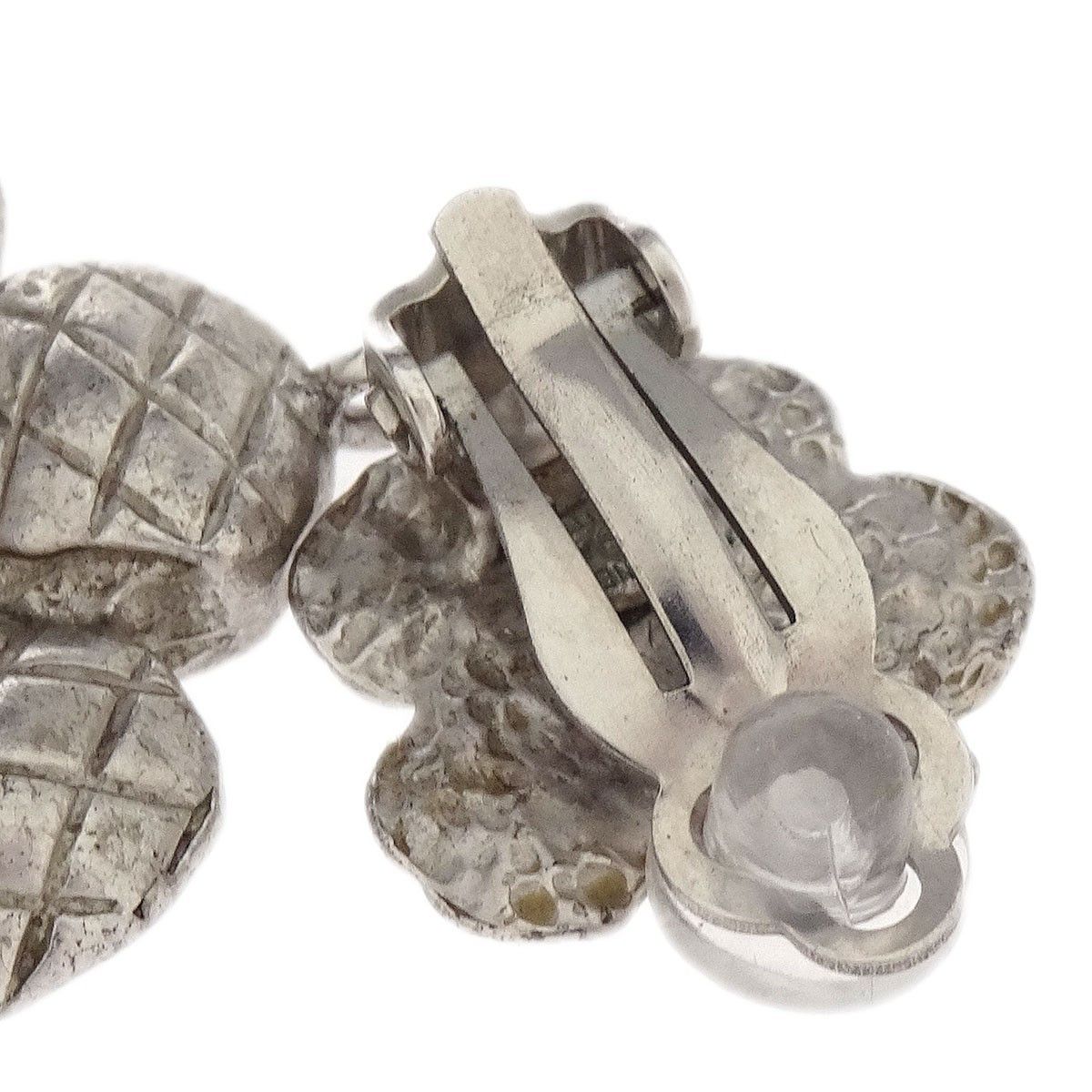 Chanel Chanel Vintage CC Flower Clip-On Earrings Metal Size ONE SIZE - 3 Thumbnail