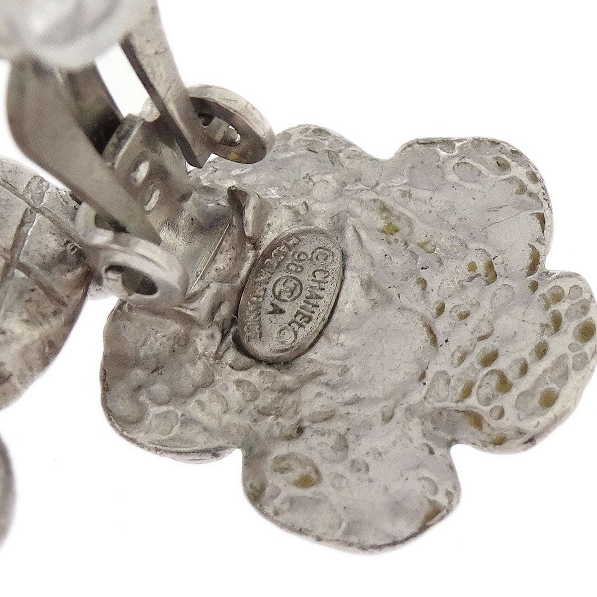 Chanel Chanel Vintage CC Flower Clip-On Earrings Metal Size ONE SIZE - 4 Thumbnail