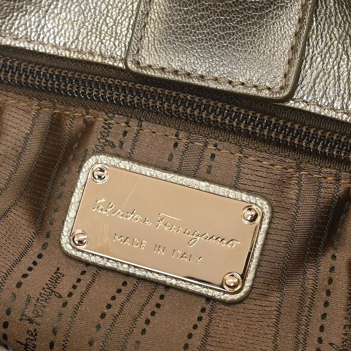 Salvatore Ferragamo Salvatore Ferragamo Vala Leather Size ONE SIZE - 4 Thumbnail