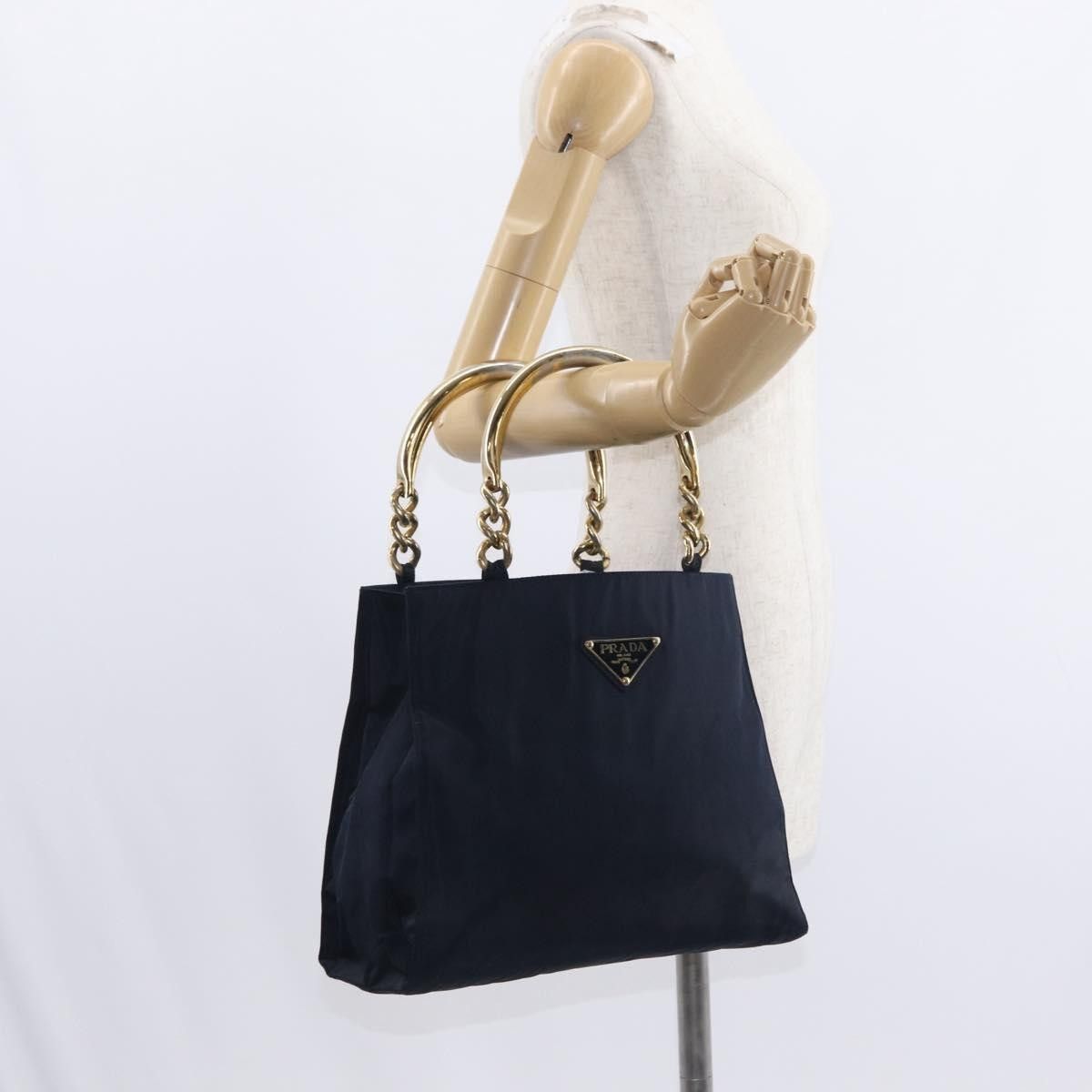 Prada Prada Metal Handles Tote Tessuto Size ONE SIZE - 15 Thumbnail