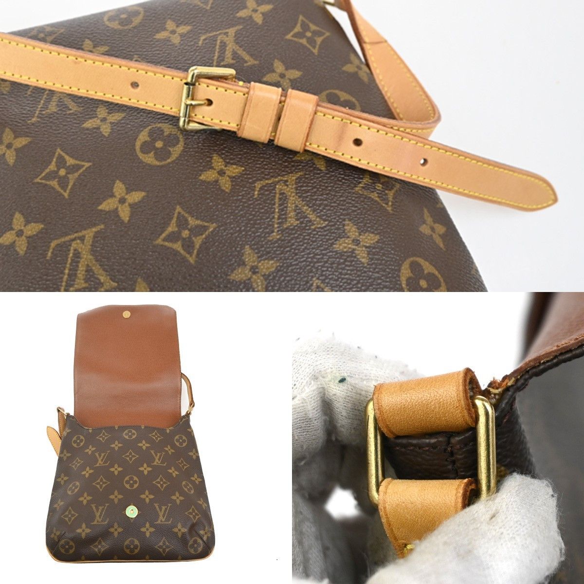 Louis Vuitton Louis Vuitton Musette Salsa Handbag Monogram Canvas Size ONE SIZE - 10 Thumbnail