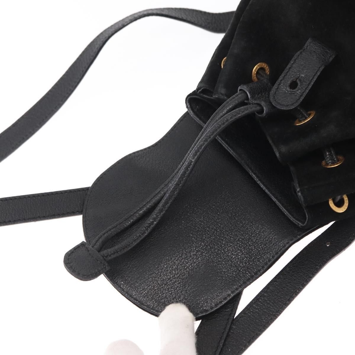 Gucci Gucci Vintage Bamboo Backpack Suede Size ONE SIZE - 22 Thumbnail