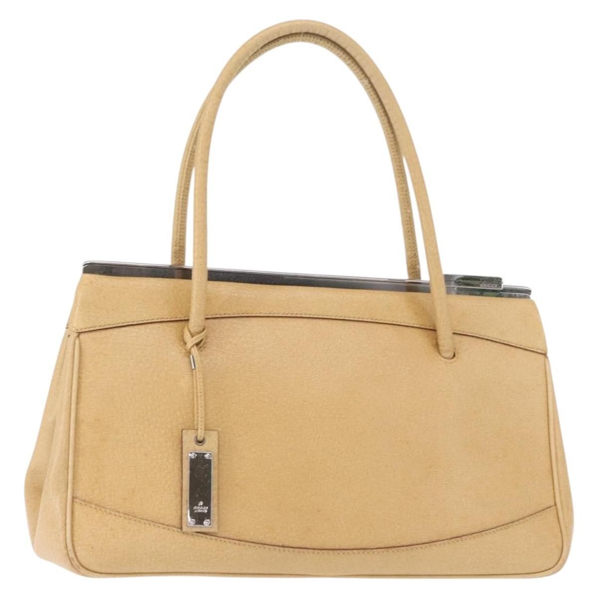 Gucci Gucci Vintage Handbag Leather Size ONE SIZE - 18 Thumbnail