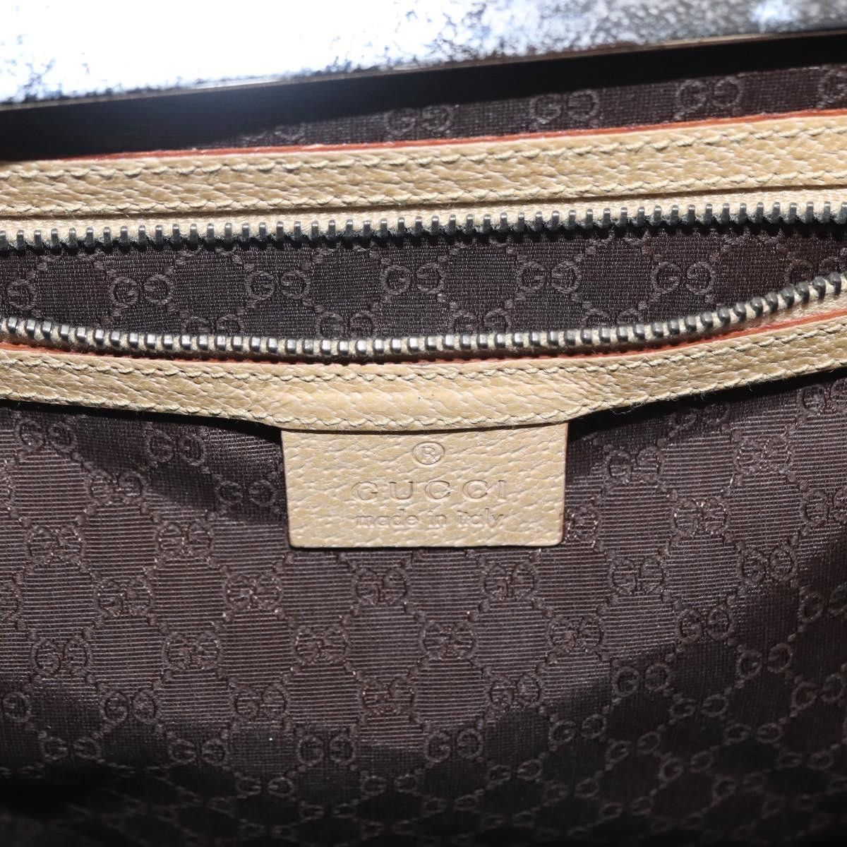 Gucci Gucci Vintage Handbag Leather Size ONE SIZE - 6 Thumbnail