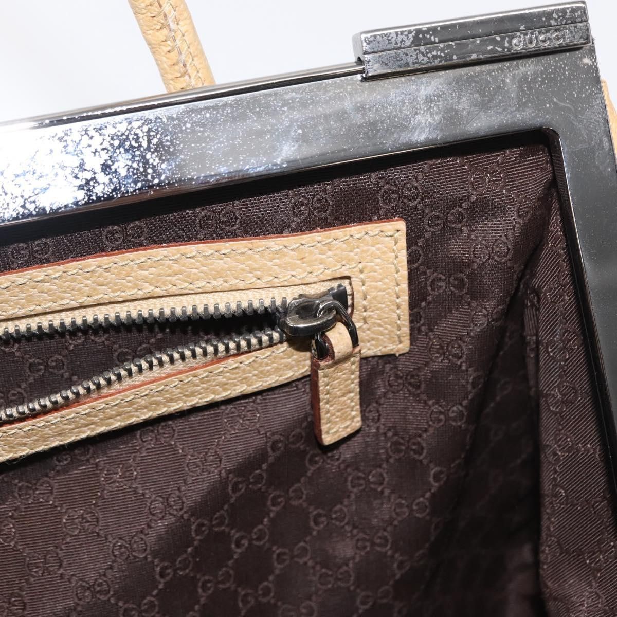 Gucci Gucci Vintage Handbag Leather Size ONE SIZE - 22 Thumbnail