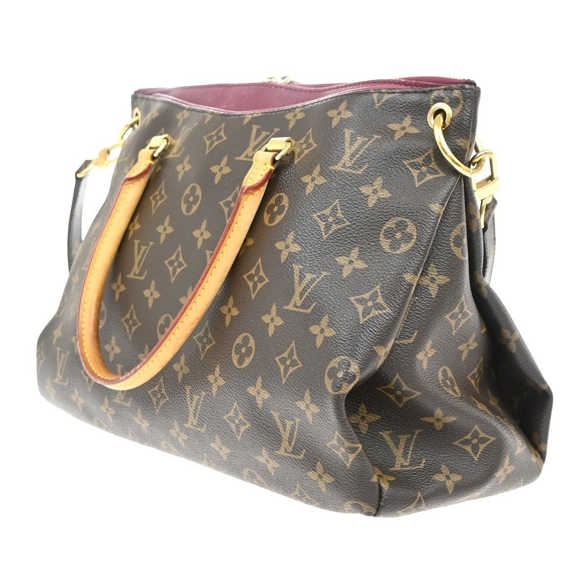 Louis Vuitton Louis Vuitton Pallas Tote Monogram Canvas with Leather Size ONE SIZE - 3 Thumbnail
