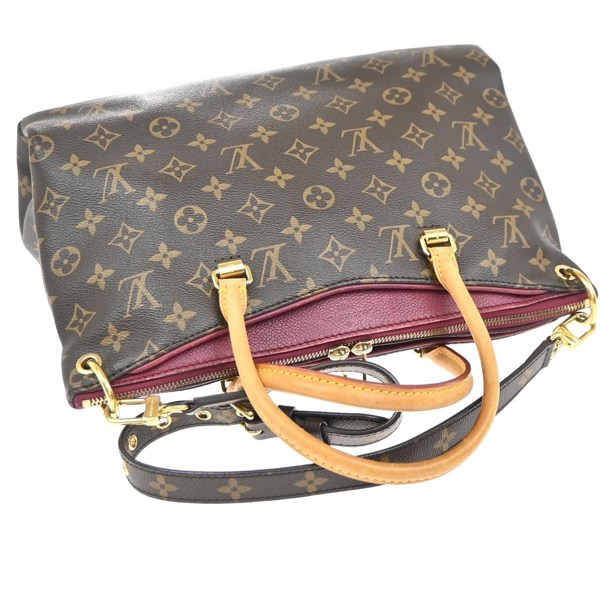 Louis Vuitton Louis Vuitton Pallas Tote Monogram Canvas with Leather Size ONE SIZE - 8 Thumbnail