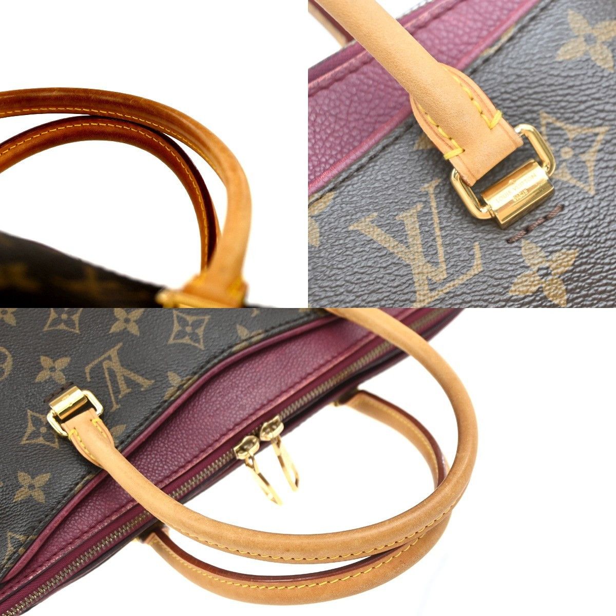Louis Vuitton Louis Vuitton Pallas Tote Monogram Canvas with Leather Size ONE SIZE - 10 Thumbnail