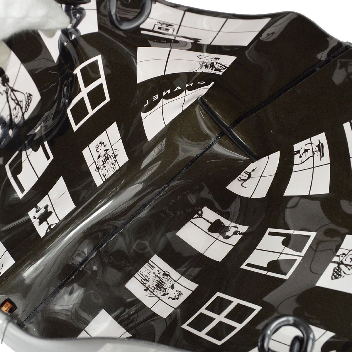 Chanel Chanel Coco Window Tote Printed Vinyl Size ONE SIZE - 3 Thumbnail