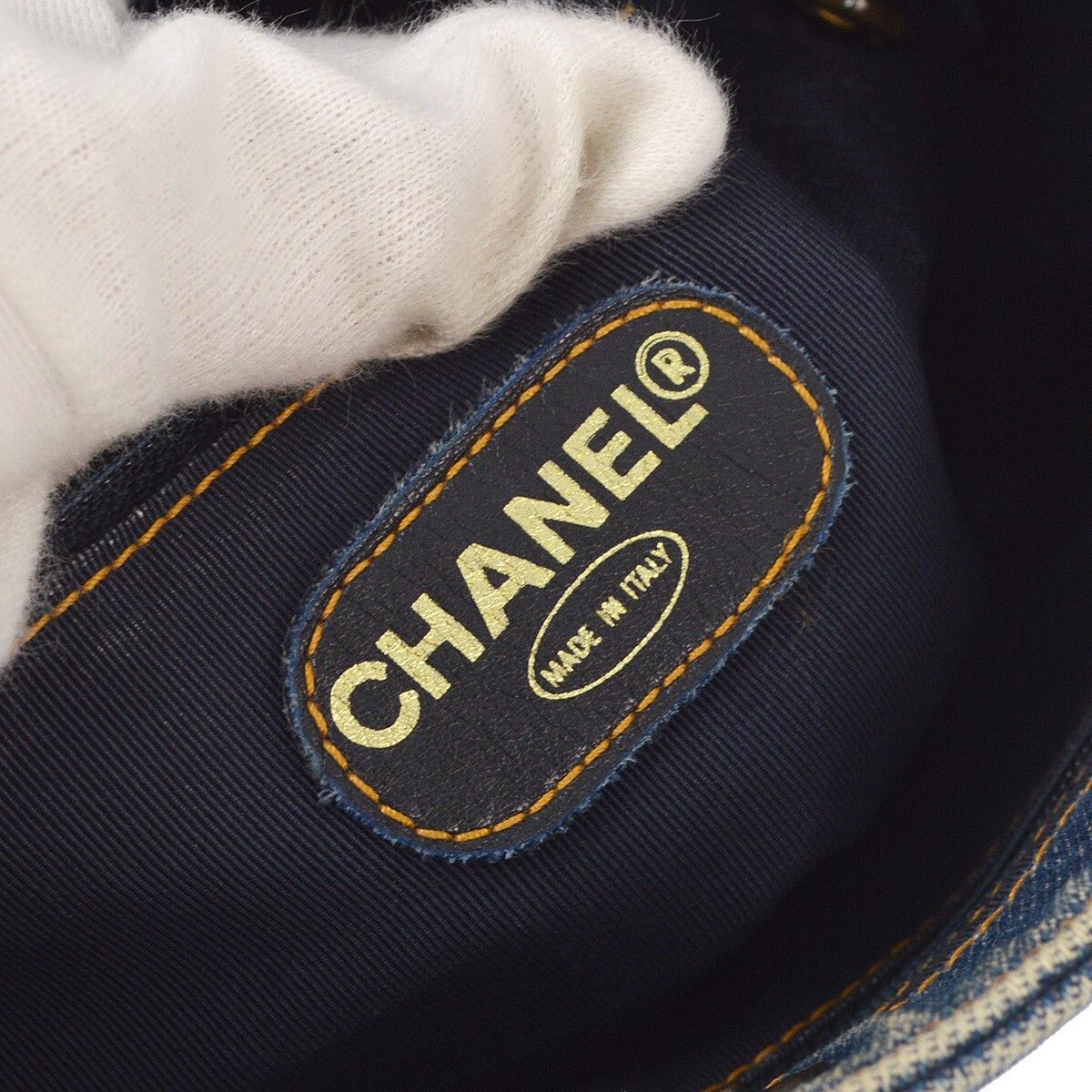 Chanel Chanel Vintage Resin Chain Tote Denim Size ONE SIZE - 4 Thumbnail