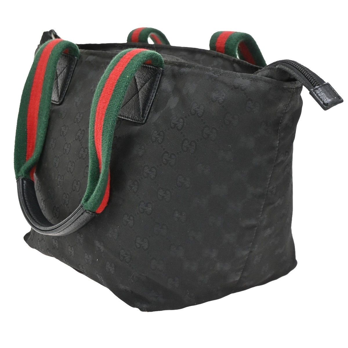 Gucci Gucci Web Zip Tote GG Nylon Size ONE SIZE - 4 Thumbnail