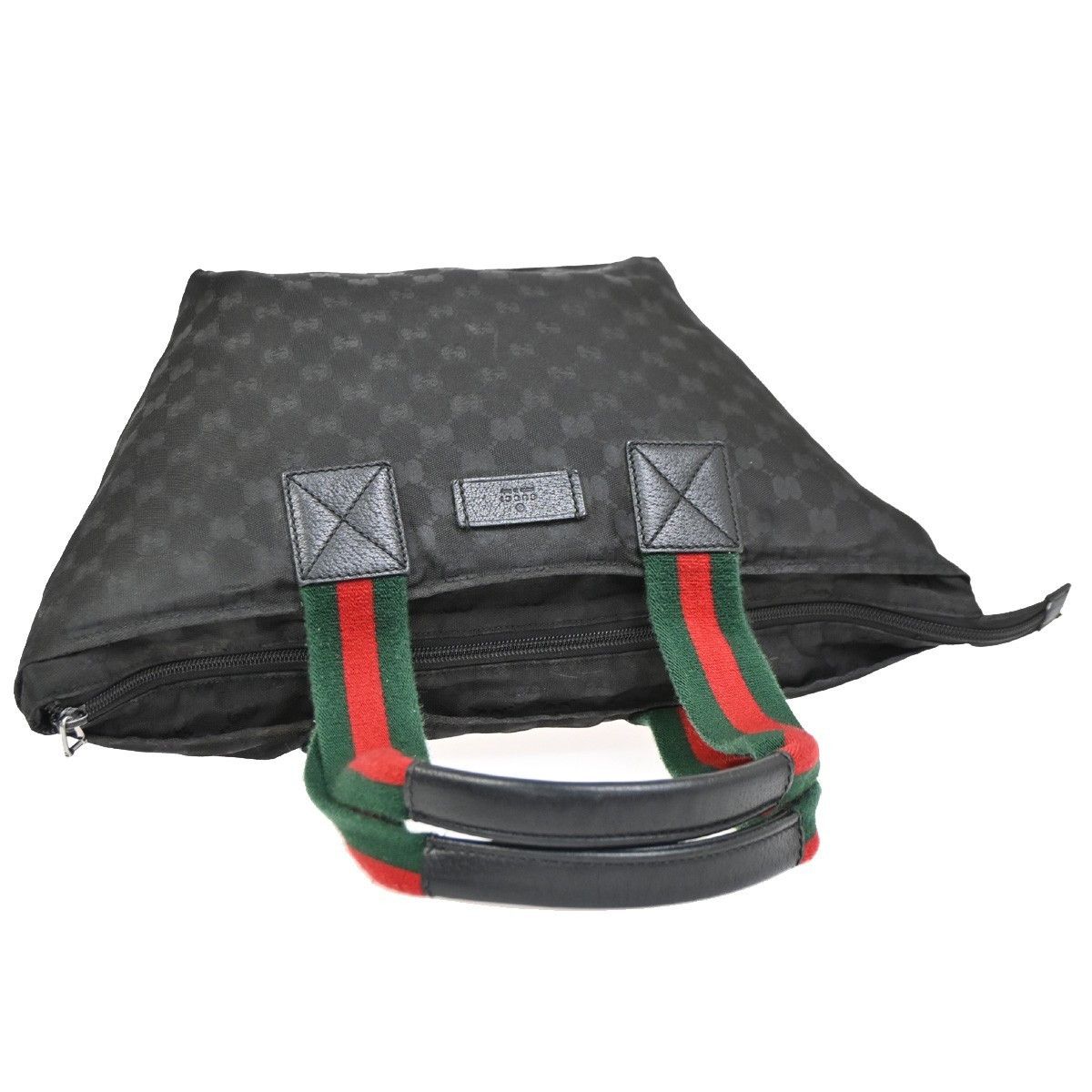 Gucci Gucci Web Zip Tote GG Nylon Size ONE SIZE - 8 Thumbnail