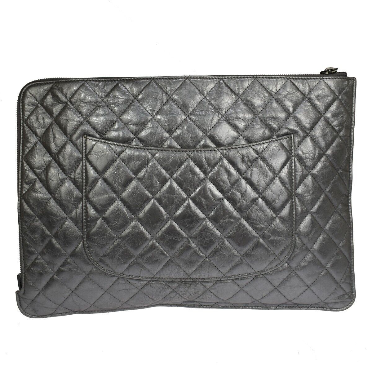 Chanel Chanel iPad Pouch Quilted Lambskin Size ONE SIZE - 2 Thumbnail