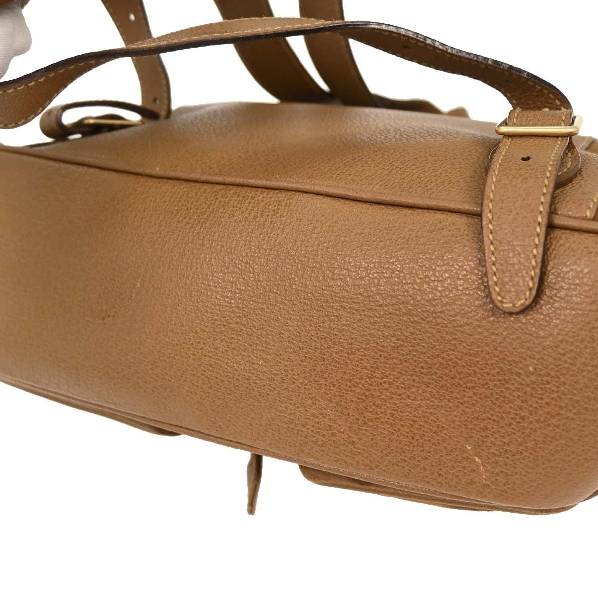 Gucci Gucci Vintage Bamboo Backpack Suede Size ONE SIZE - 8 Thumbnail