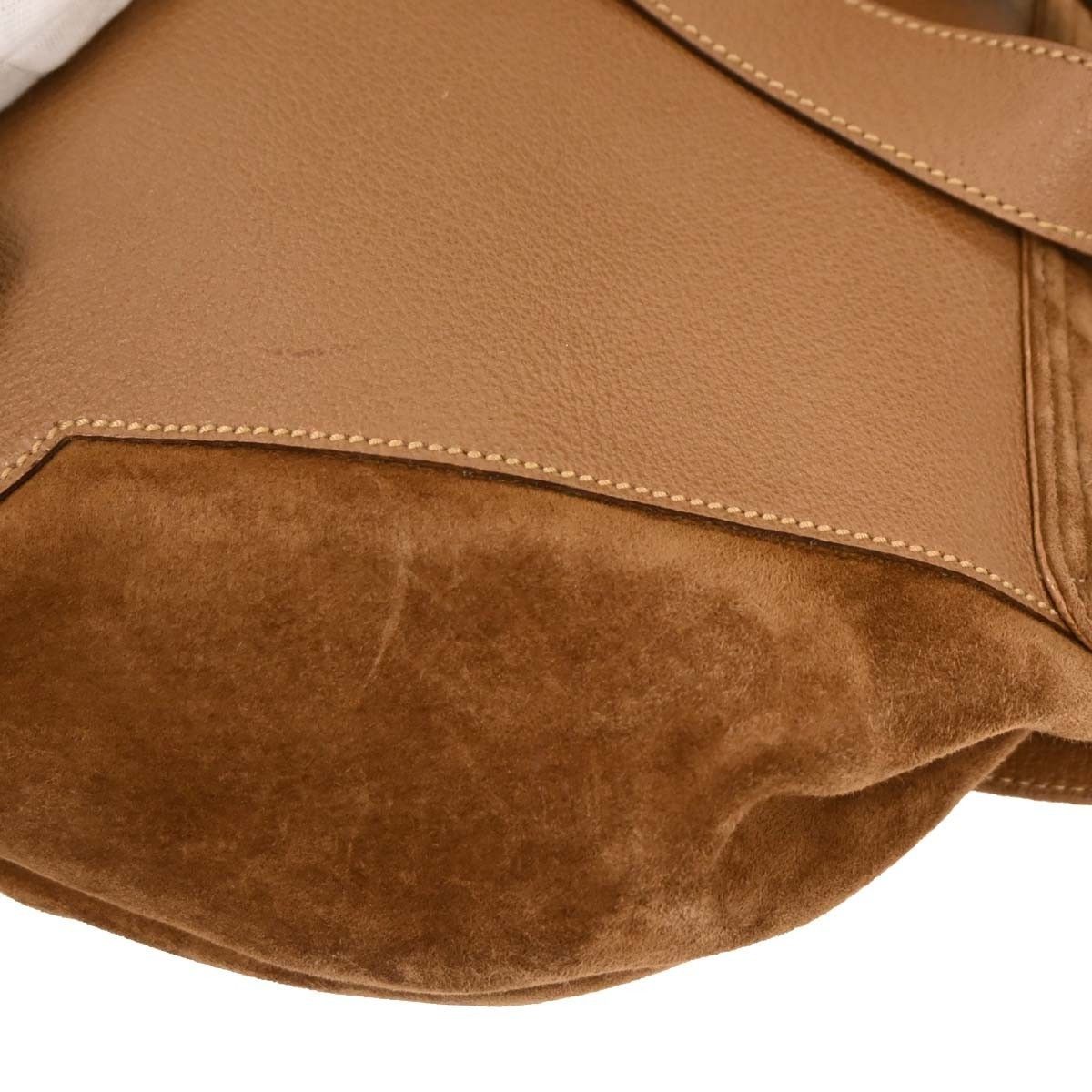 Gucci Gucci Vintage Bamboo Backpack Suede Size ONE SIZE - 6 Thumbnail