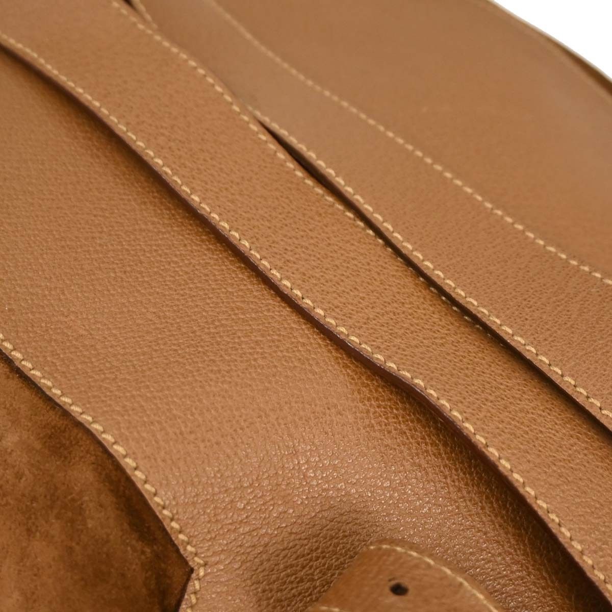 Gucci Gucci Vintage Bamboo Backpack Suede Size ONE SIZE - 7 Thumbnail