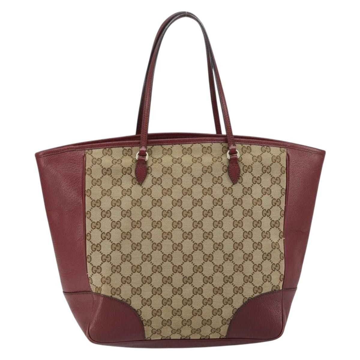 Gucci Gucci Bree Tote GG Canvas with Leather Size ONE SIZE - 2 Thumbnail