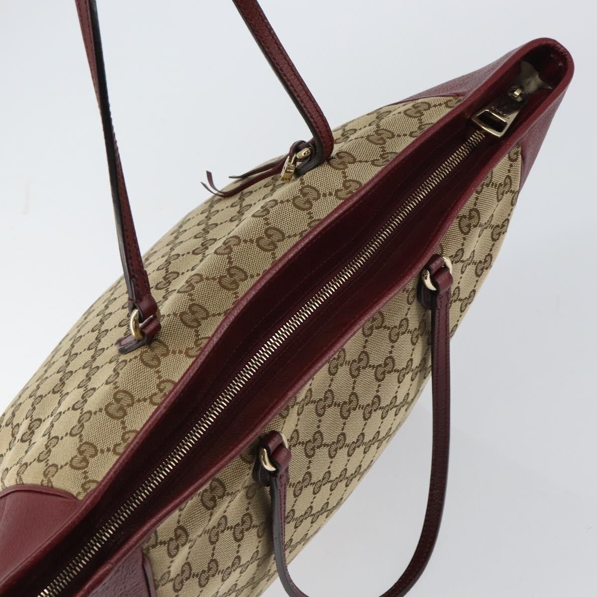 Gucci Gucci Bree Tote GG Canvas with Leather Size ONE SIZE - 17 Thumbnail