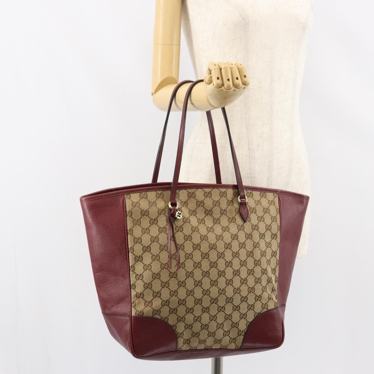 Gucci Gucci Bree Tote GG Canvas with Leather Size ONE SIZE - 16 Thumbnail
