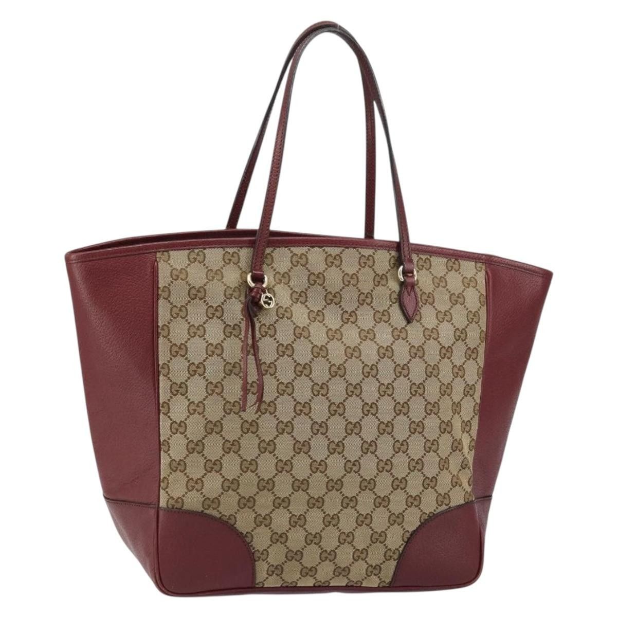 Gucci Gucci Bree Tote GG Canvas with Leather Size ONE SIZE - 21 Thumbnail