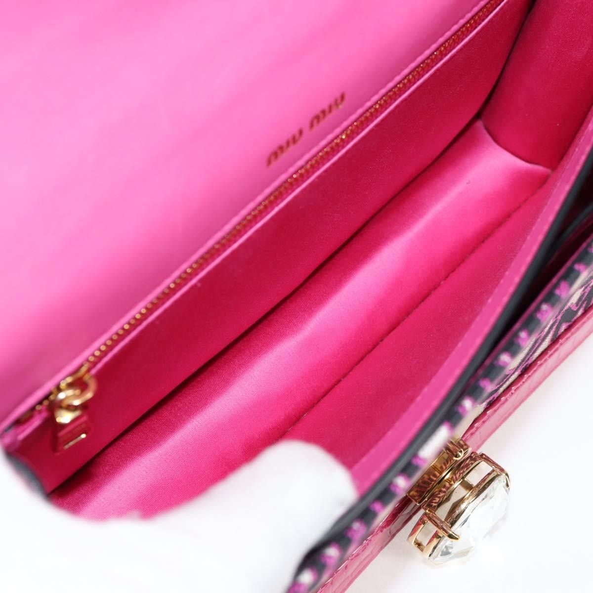 Miu Miu Miu Miu Chain Shoulder Bag Canvas Size ONE SIZE - 5 Thumbnail