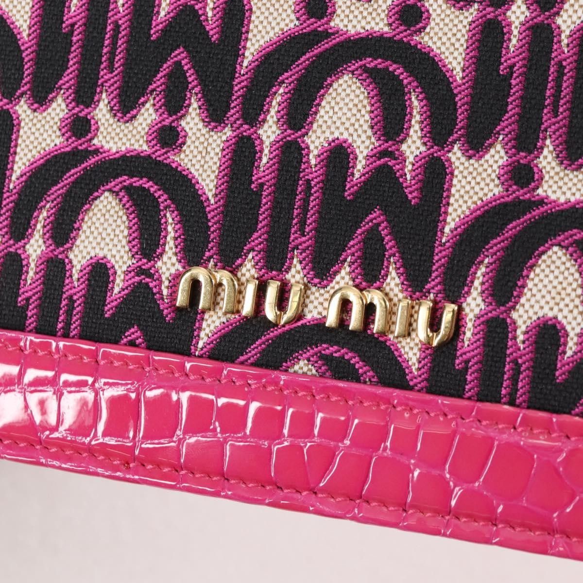 Miu Miu Miu Miu Chain Shoulder Bag Canvas Size ONE SIZE - 19 Thumbnail